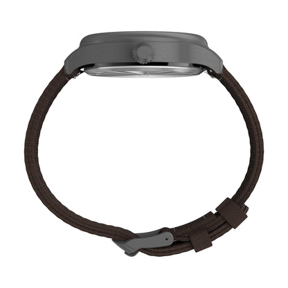Timex Cab Expedition Multi Carat Grafito Correa Pet Cafe Caja 43mm TW4B30900