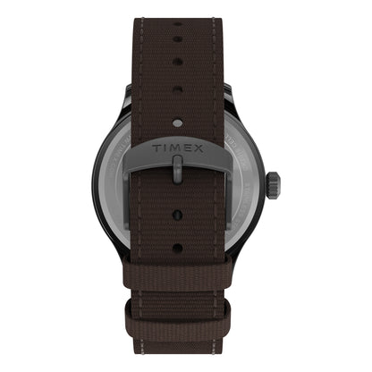 Timex Cab Expedition Multi Carat Grafito Correa Pet Cafe Caja 43mm TW4B30900