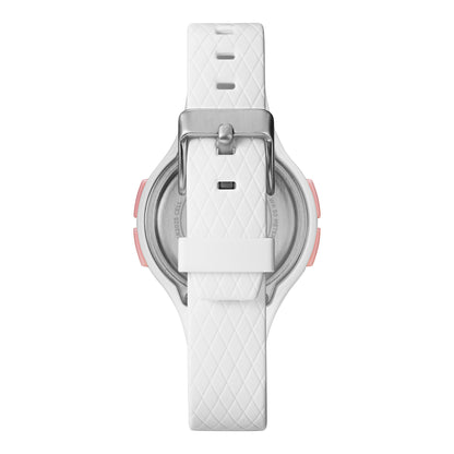 Timex Dgtl Athleisure Dama Chrono Alarm Digital Correa Resina Blanca Caja Resina 40 mm TW5M41900