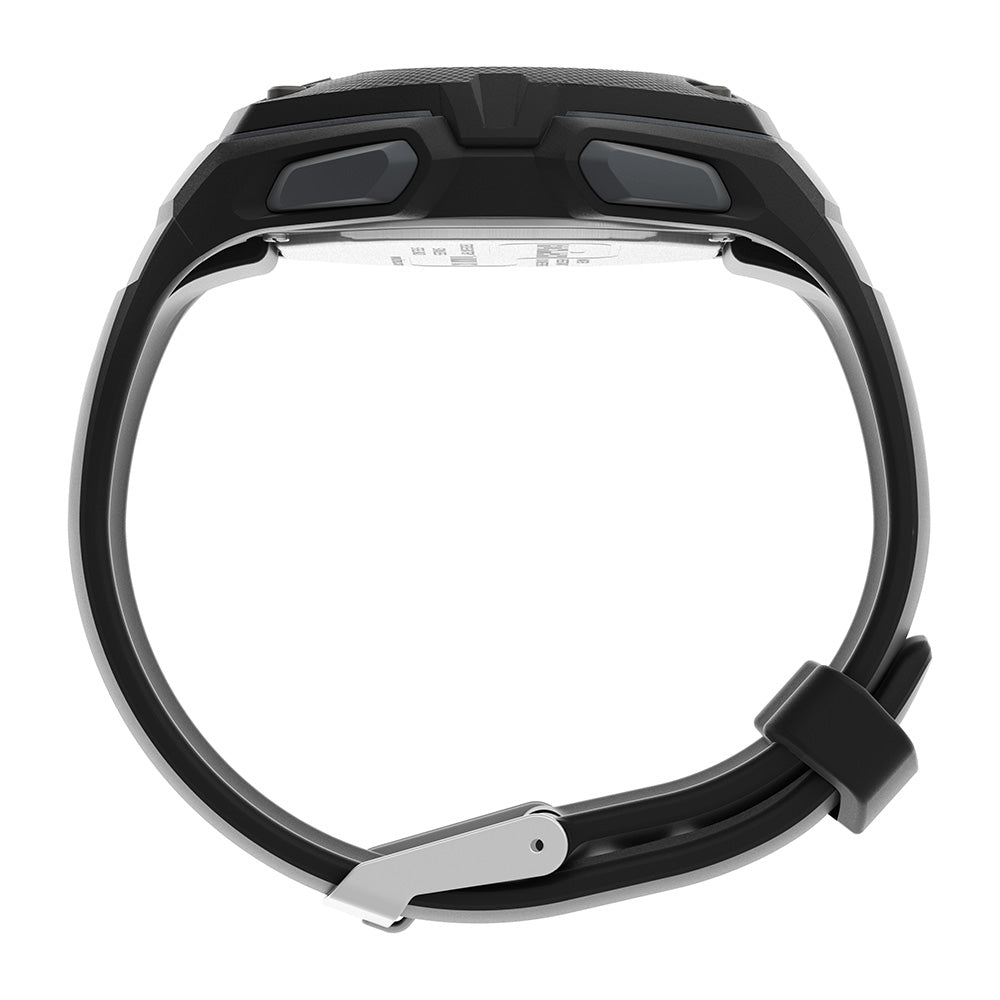 Timex Classic 30 Cab Carat Digital Correa Resina Negra Caja Resina 43 mm TW5M46100