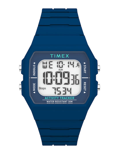 Timex Timex Activity &amp; Step Tracker Unisex Digital Carat Digital Corr Silicon Azul Caja Resina 40 mm TW5M55700