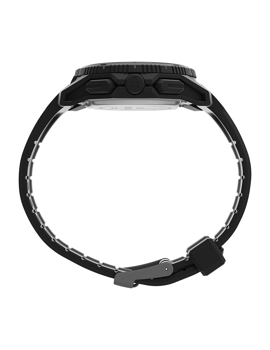 Timex Ironman Adrenaline Cab Digital Correa Sil Negra Caja 46.5mm TW5M57800