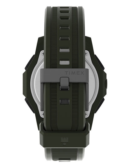 Timex Ironman Adrenaline Cab Digital Correa Sil Verde Caja 46.5mm TW5M58000