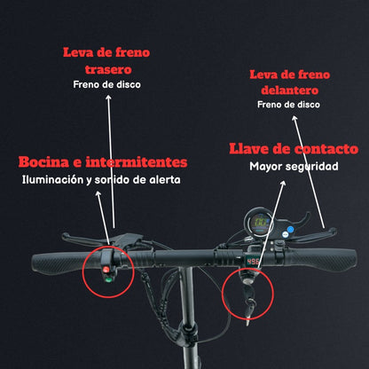 Scooter Eléctrico Joyor Y5 Pro autonomía 50km 48km/h 800W