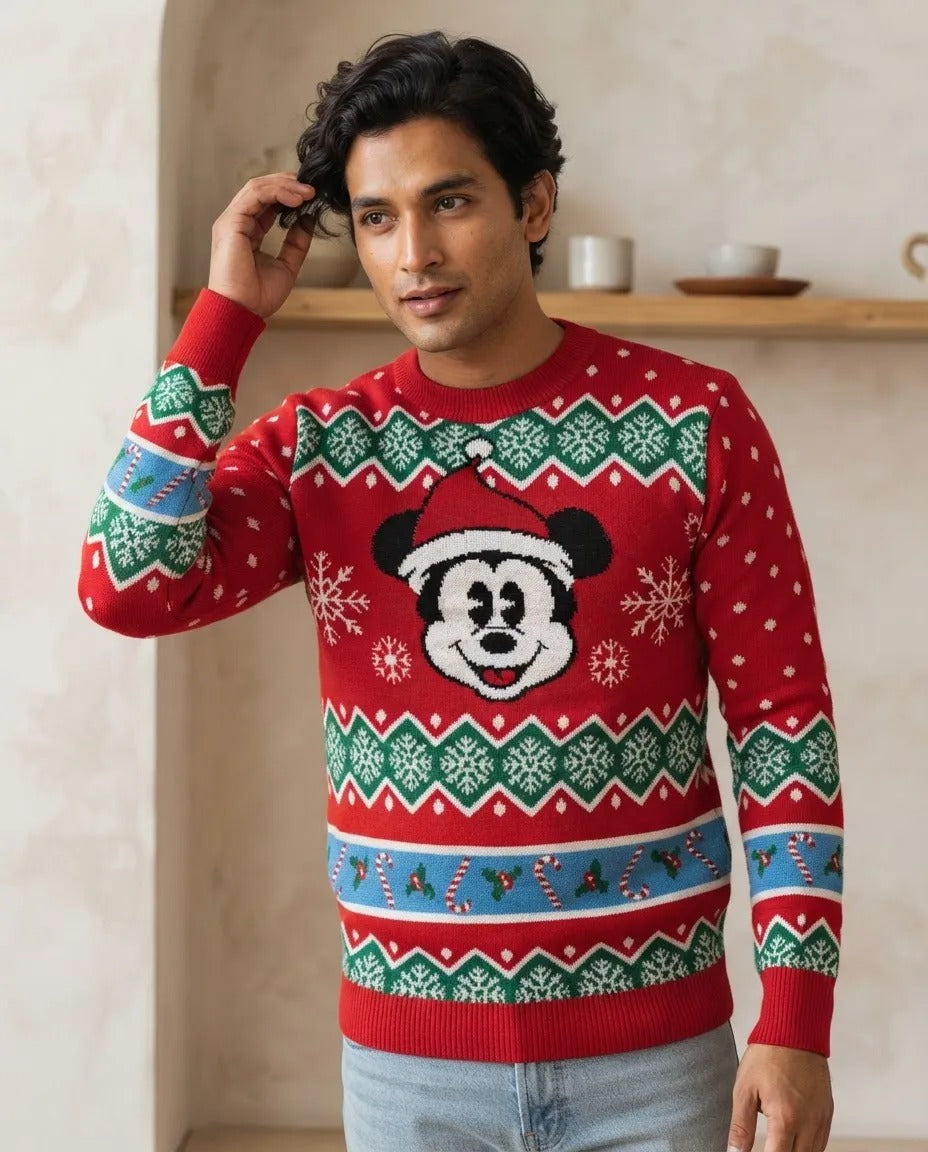 Suéter navideño Ugly Sweater Mickey Mouse Unitalla Unisex