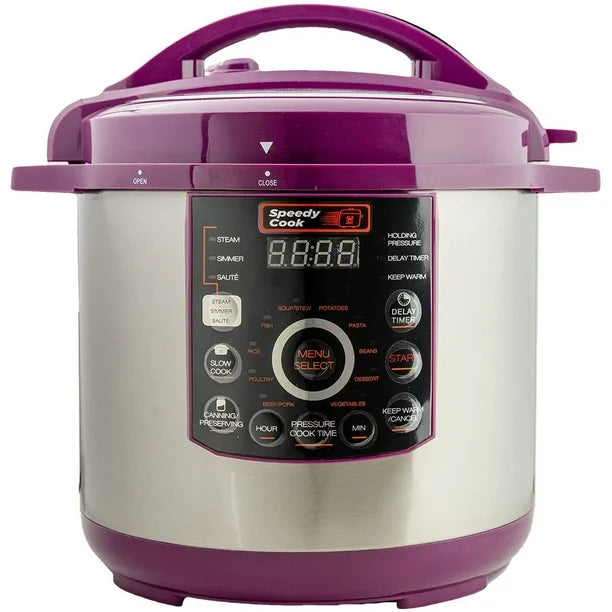Olla de Presion Speedy Cook Multifuncional 6 en 1 5.7 Litros Violeta