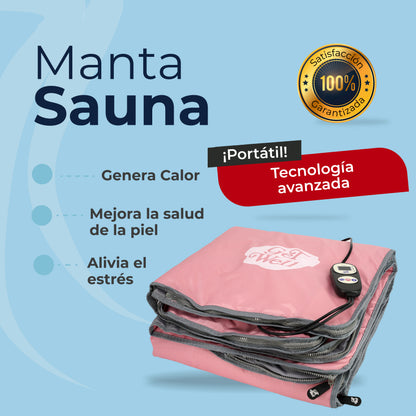 Manta Sauna De Infrarrojos Lejanos Portátil Get Well Rosa