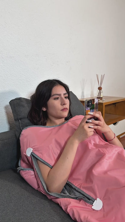 Manta Sauna De Infrarrojos Lejanos Portátil Get Well Rosa