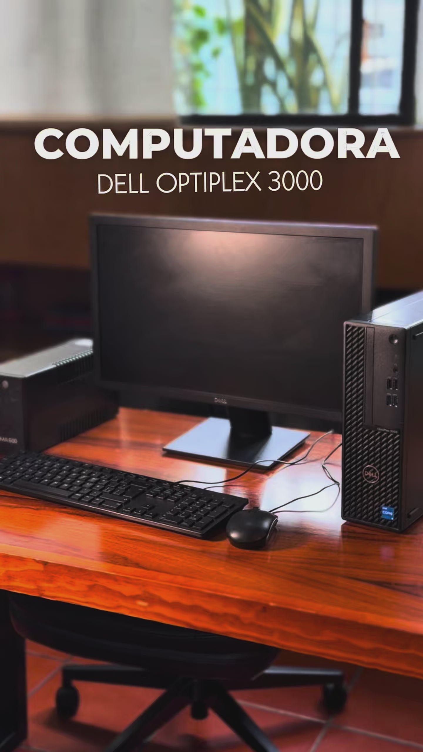 Combo Computadora de Escritorio Dell OptiPlex 3000 12a Generación + No Break VICA Optima 600 de 6 entradas