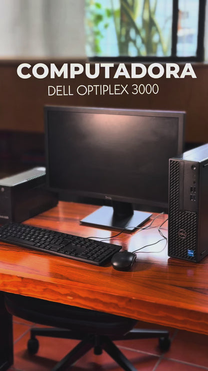 Combo Computadora de Escritorio Dell OptiPlex 3000 12a Generación + No Break VICA Optima 600 de 6 entradas