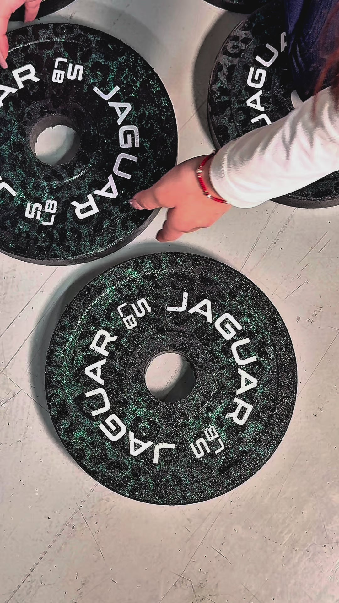 Set de Bumpers Jaguar "EK BALAM" – 3 Pares (5LB, 2.5LB, 1.25LB)