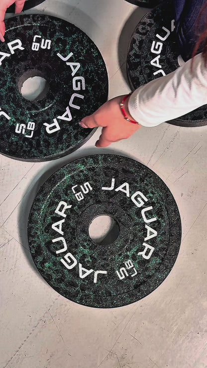 Set de Bumpers Jaguar "EK BALAM" – 3 Pares (5LB, 2.5LB, 1.25LB)