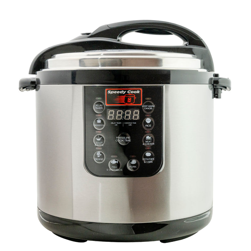 Olla de Presion Speedy Cook Multifuncional 6 en 1 9.7 Litros Negro