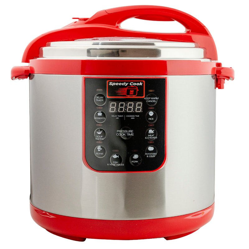 Olla de Presion Speedy Cook Multifuncional 6 en 1 9.7 Litros Rojo