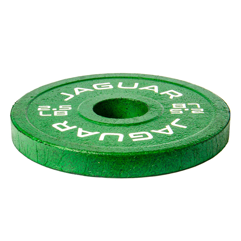 Jaguar Par De Discos Caucho Crossfit Gym 2.5 Lbs