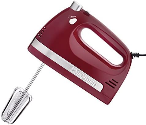 Batidora de Mano Chefman RJ17-V2-RED 5 Velocidades