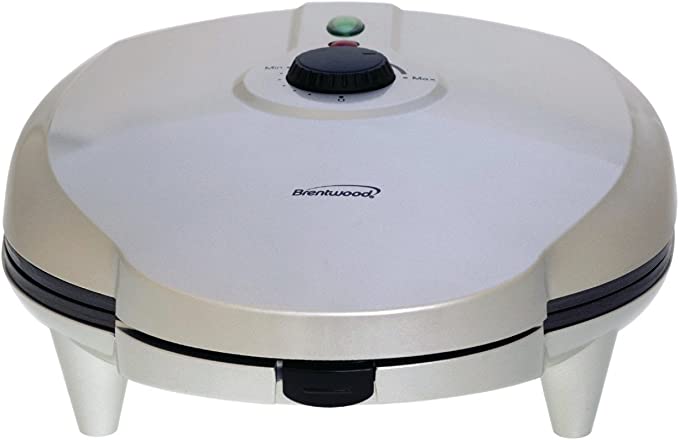 Maquina para Hacer Arepas Brentwood AR-136 Juego de 6 Piezas Antiadherentes Plateado