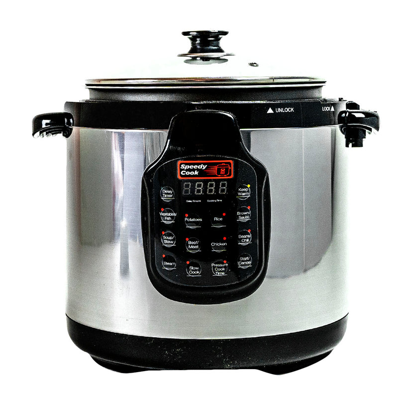 Olla de Presion Speedy Cook Multifuncional 6 en 1 5.7 Litros Negro