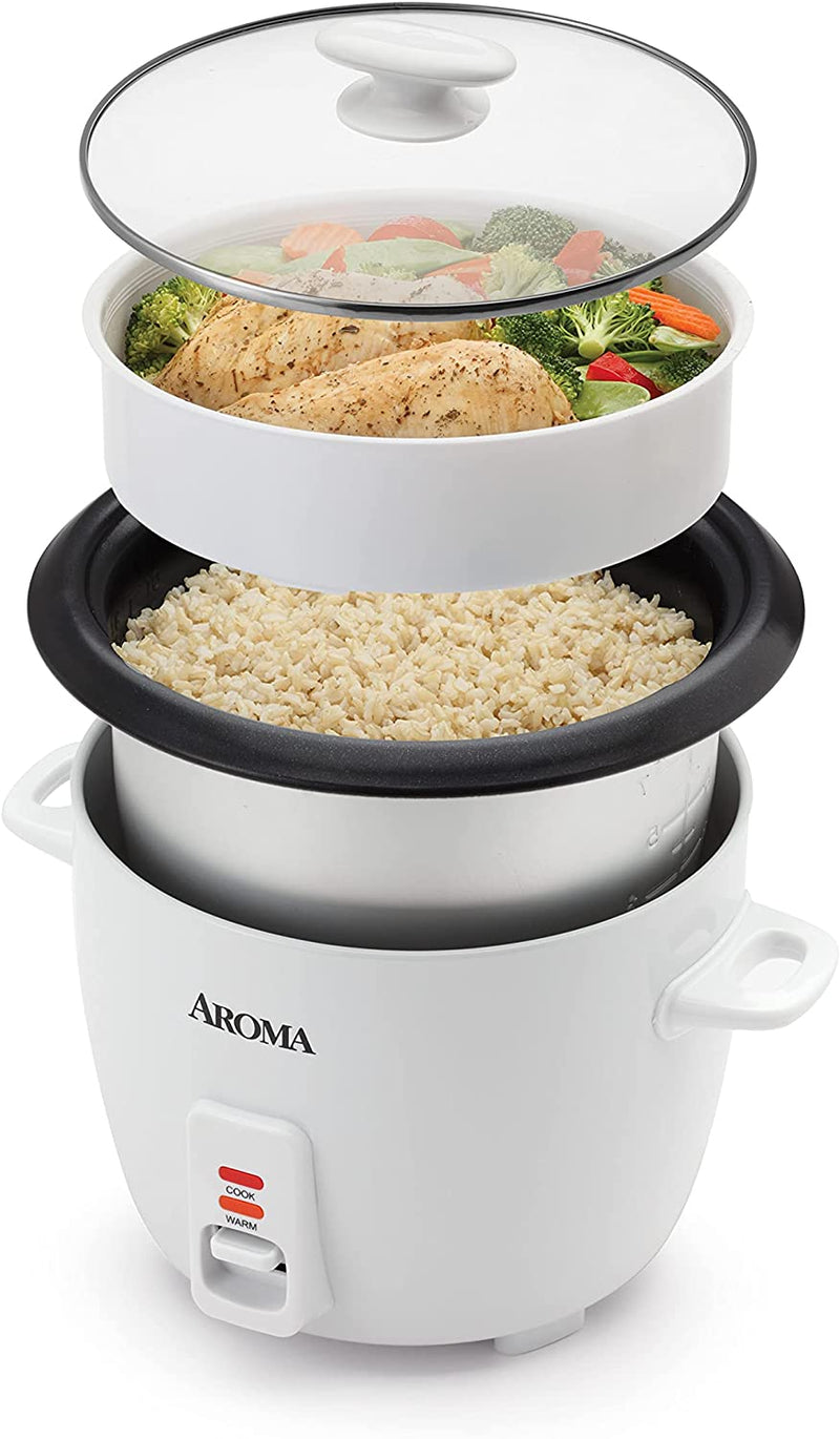 Arrocera y Vaporera Aroma ARC-327NGP Tazas